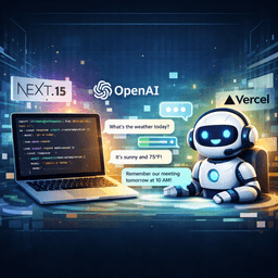 Hero image for "Building AI-Powered Chatbots with Next.js and Vercel AI SDK"