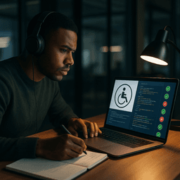 Hero image for blog post "Deep Dive: Web Accessibility Audits with AI"