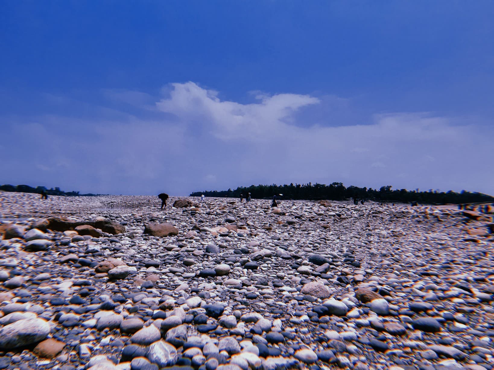 These rocks are like fire