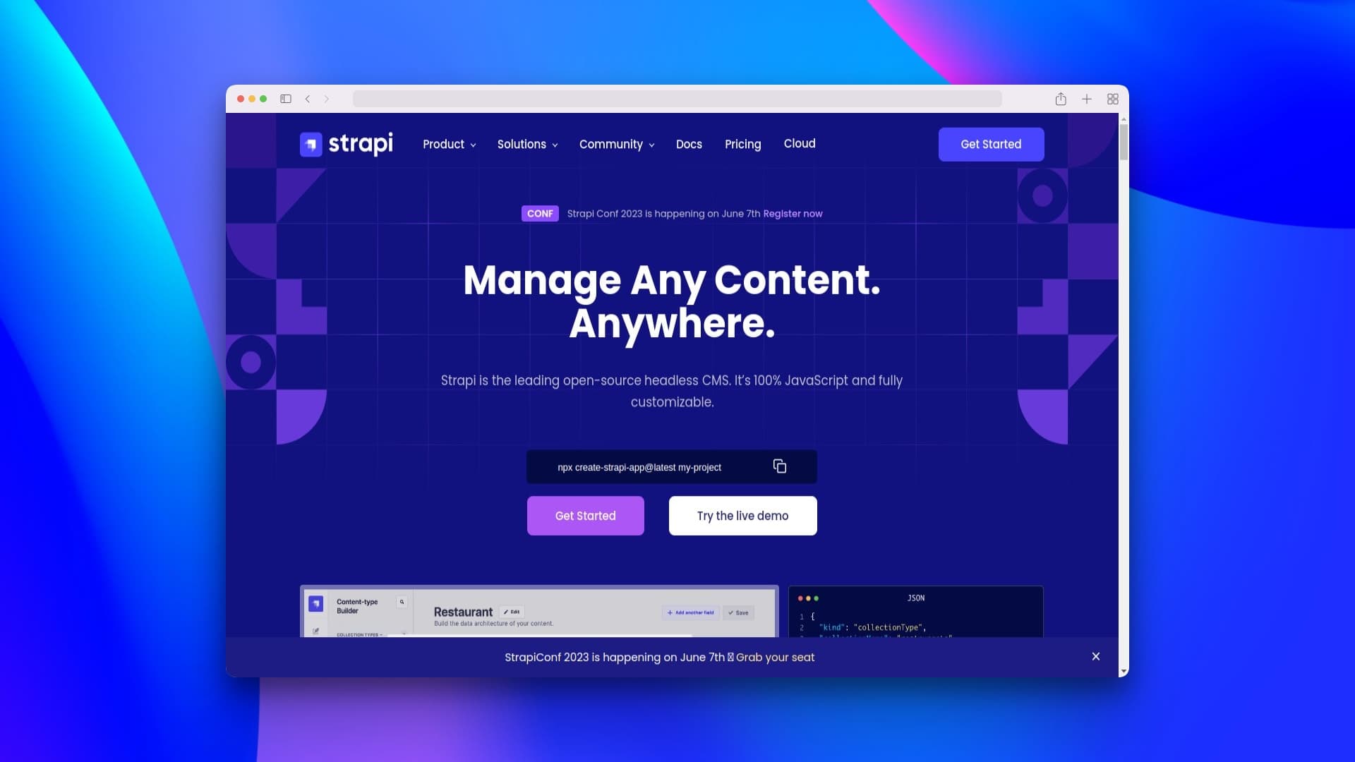 strapi cms