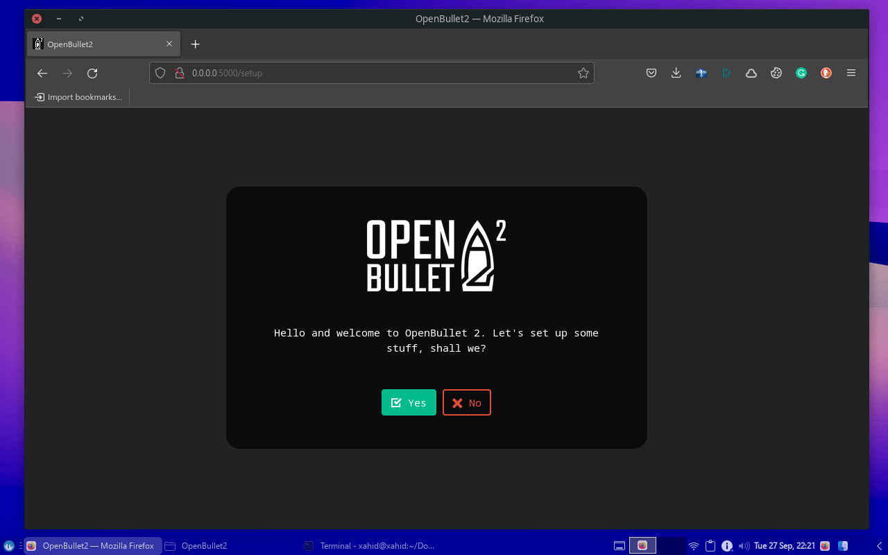 Openbullet on Linux Step 3
