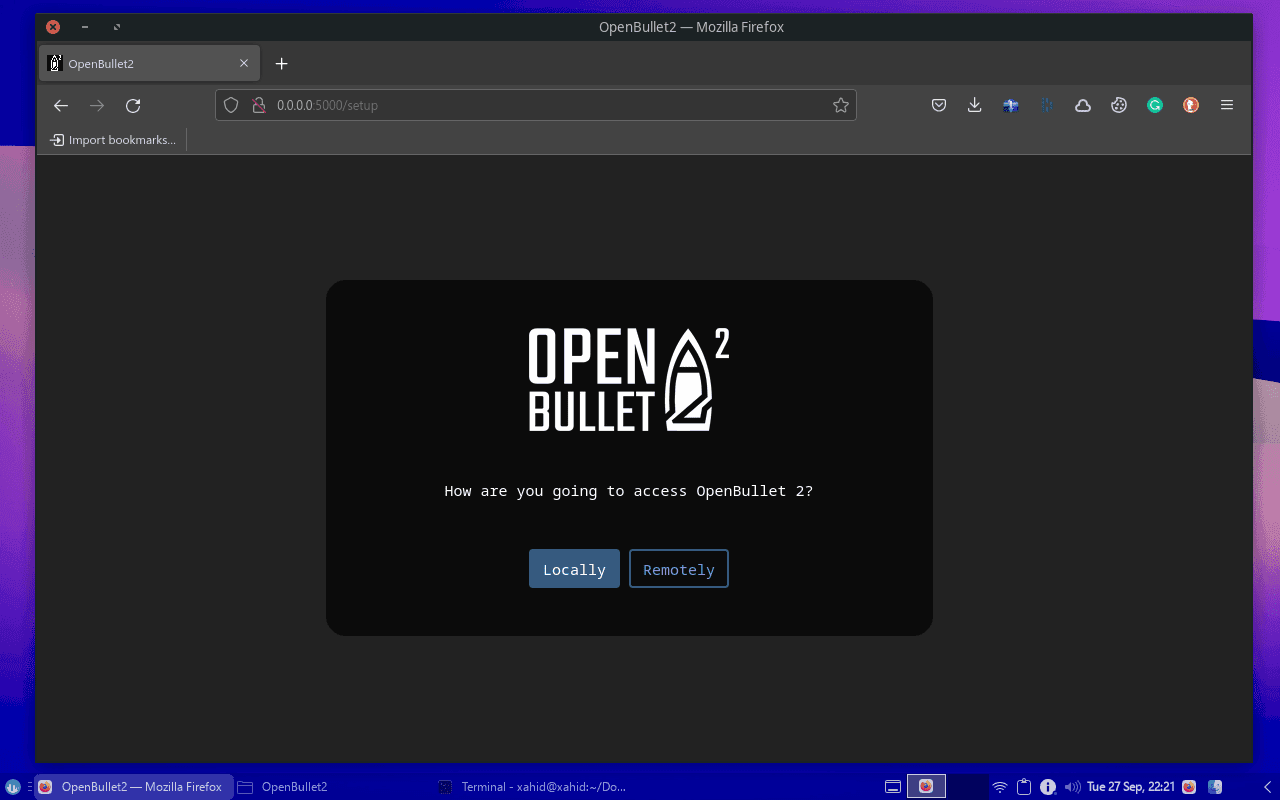 Openbullet on Linux Step 4